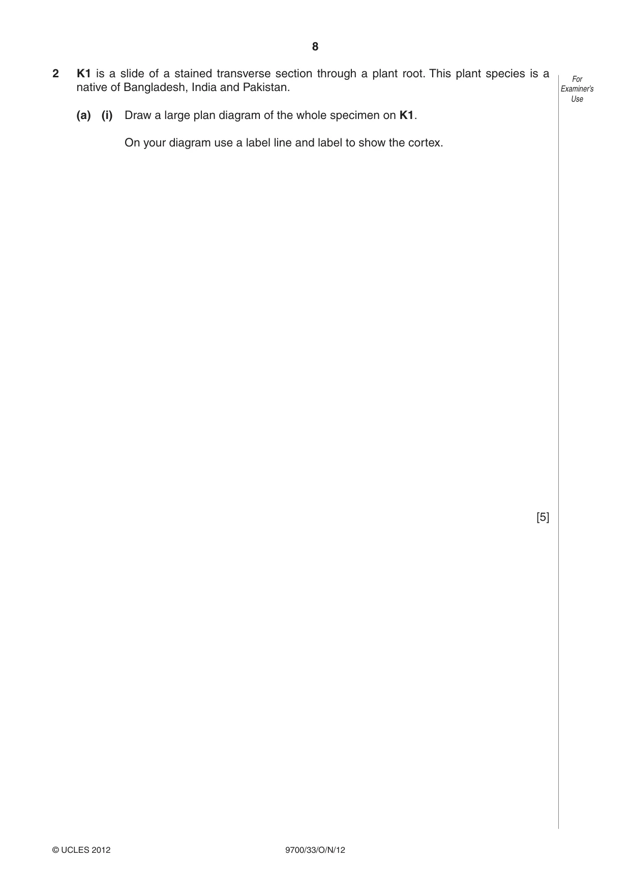 Cambridge A Level Biology 9700 2012 Oct/Nov Paper 3 · Variant 3 question paper, page 8 of 12
