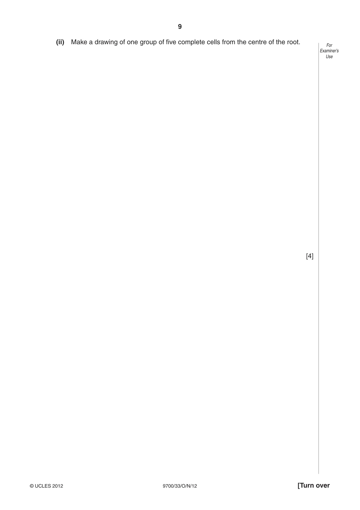 Cambridge A Level Biology 9700 2012 Oct/Nov Paper 3 · Variant 3 question paper, page 9 of 12