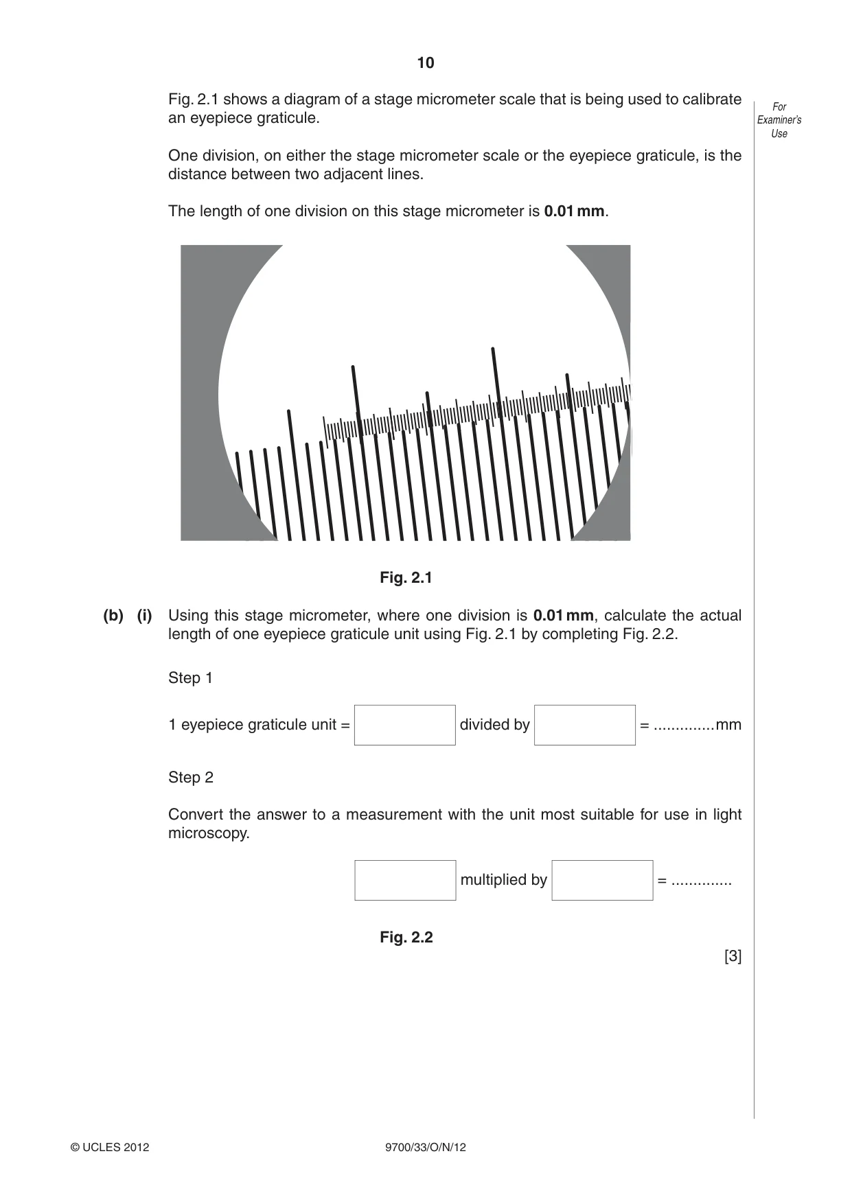 Cambridge A Level Biology 9700 2012 Oct/Nov Paper 3 · Variant 3 question paper, page 10 of 12