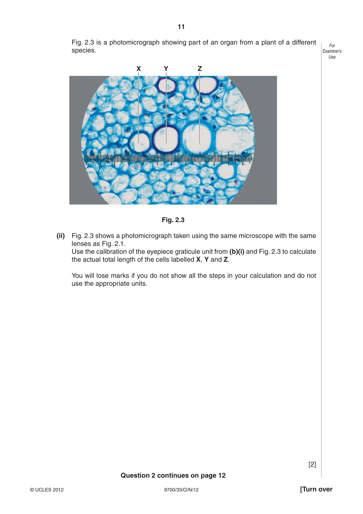 Cambridge A Level Biology 9700 2012 Oct/Nov Paper 3 · Variant 3 question paper, page 11 of 12