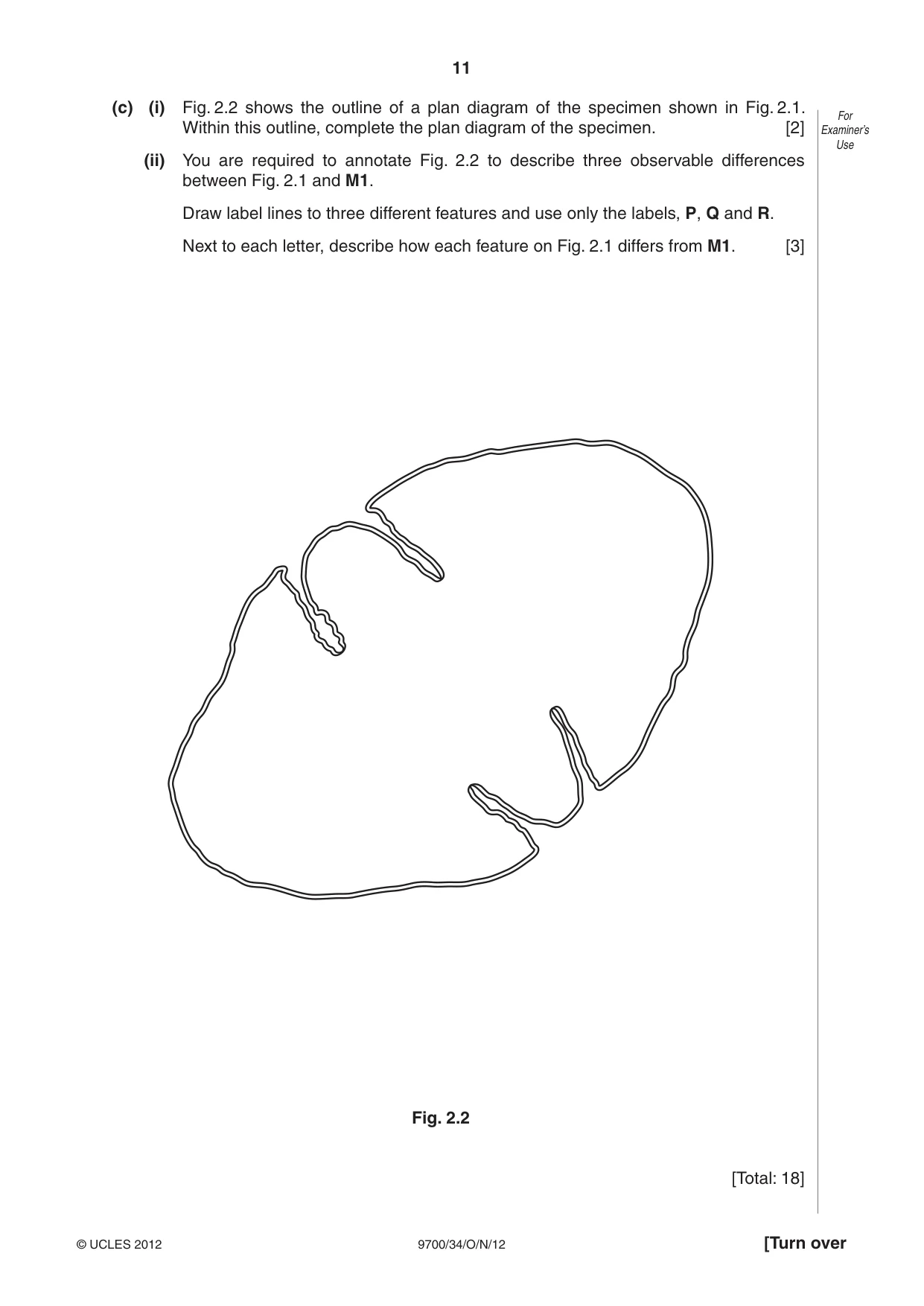 Cambridge A Level Biology 9700 2012 Oct/Nov Paper 3 · Variant 4 question paper, page 11 of 12