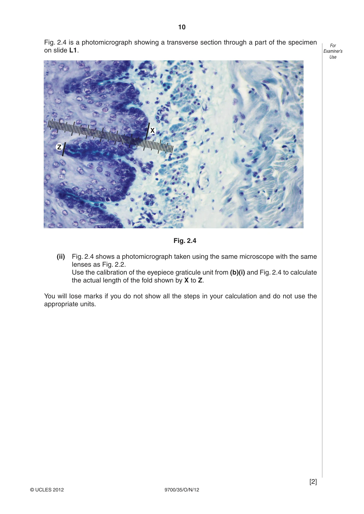 Cambridge A Level Biology 9700 2012 Oct/Nov Paper 3 · Variant 5 question paper, page 10 of 12