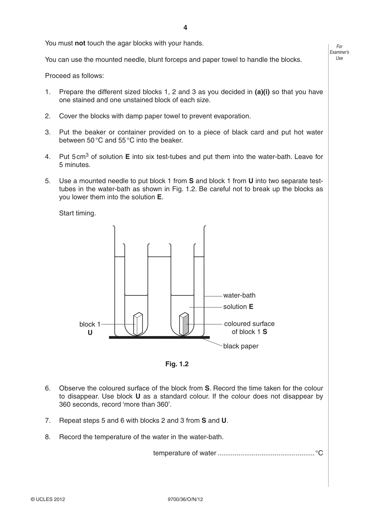 Cambridge A Level Biology 9700 2012 Oct/Nov Paper 3 · Variant 6 question paper, page 4 of 12