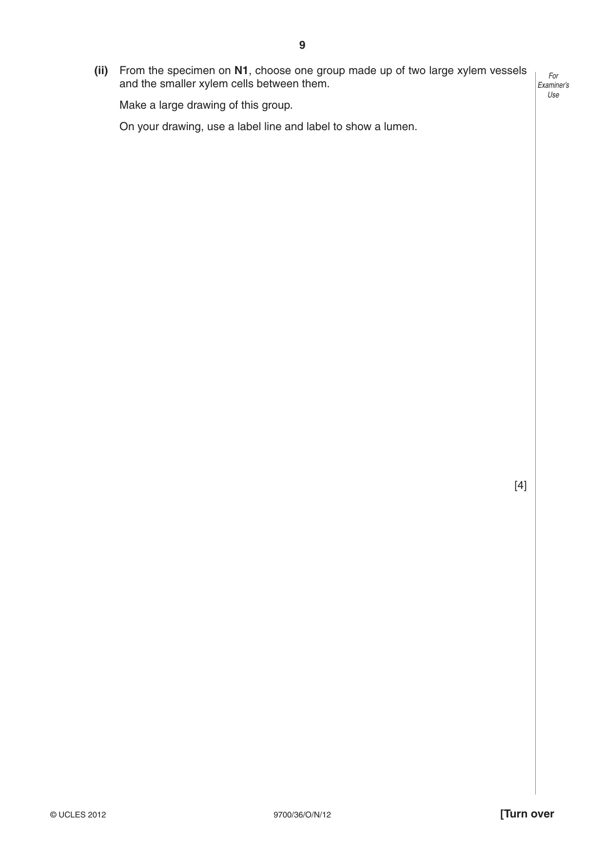 Cambridge A Level Biology 9700 2012 Oct/Nov Paper 3 · Variant 6 question paper, page 9 of 12