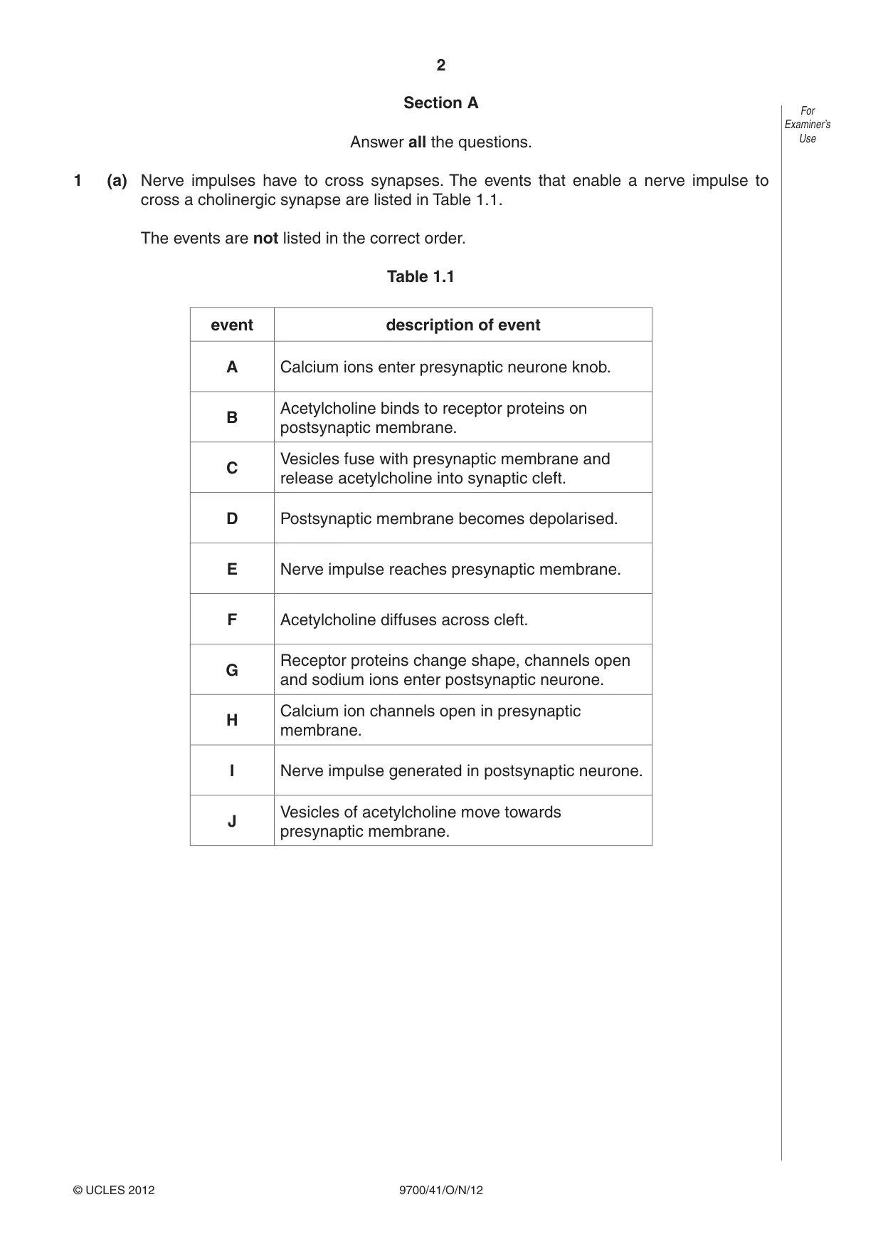 Cambridge A Level Biology 9700 2012 Oct/Nov Paper 4 · Variant 1 question paper, page 2 of 24
