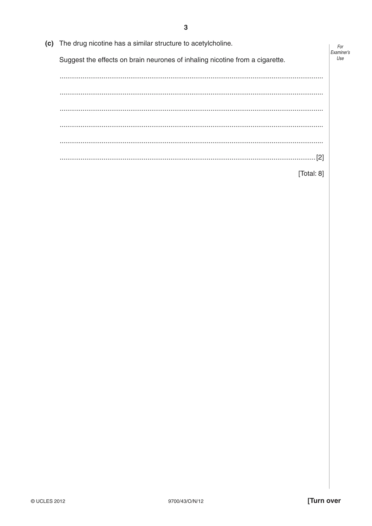 Cambridge A Level Biology 9700 2012 Oct/Nov Paper 4 · Variant 3 question paper, page 3 of 24