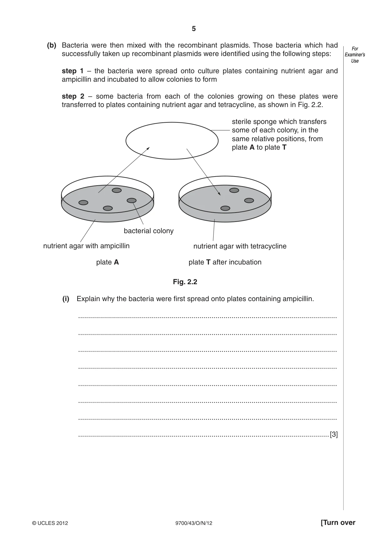 Cambridge A Level Biology 9700 2012 Oct/Nov Paper 4 · Variant 3 question paper, page 5 of 24