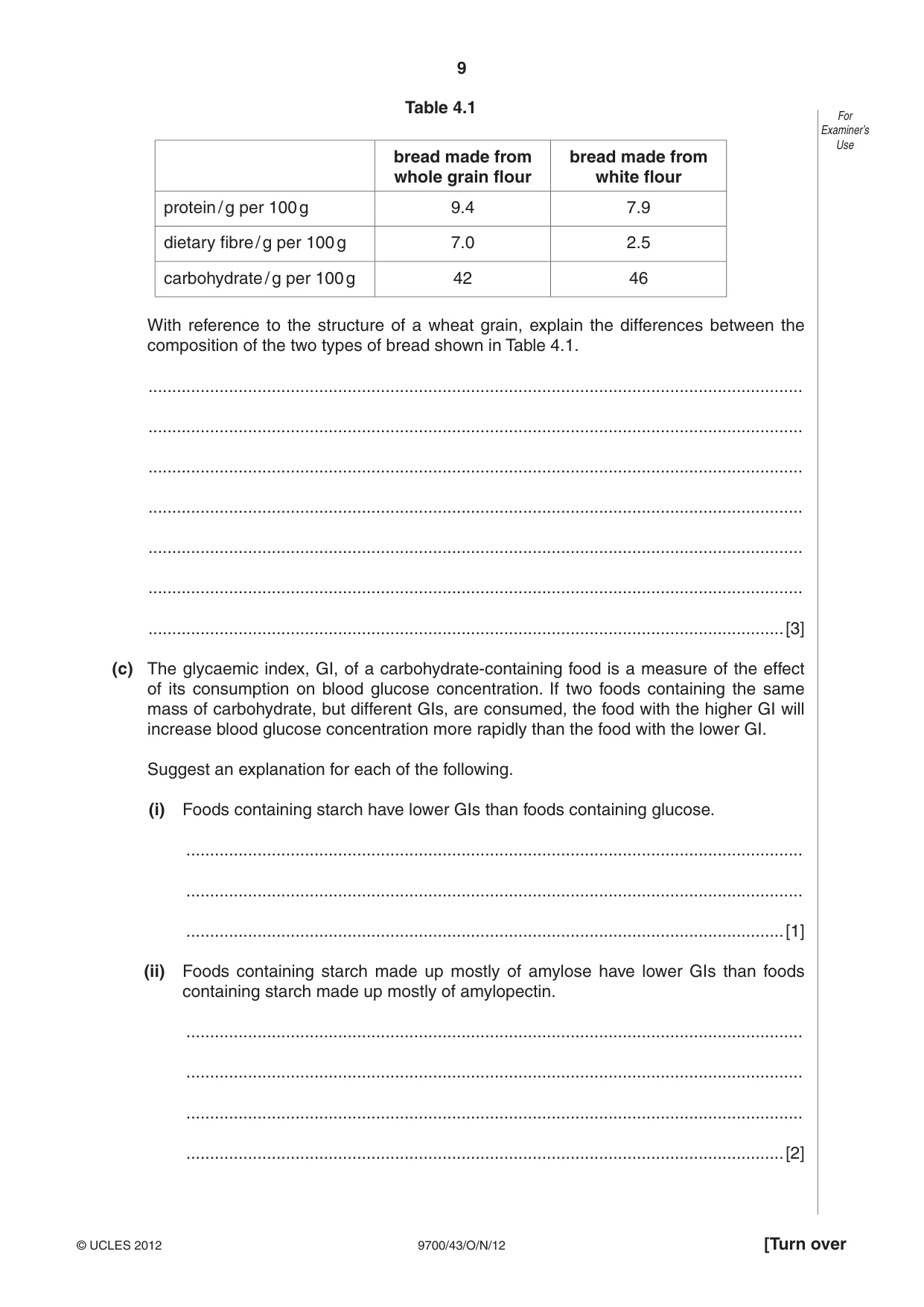 Cambridge A Level Biology 9700 2012 Oct/Nov Paper 4 · Variant 3 question paper, page 9 of 24