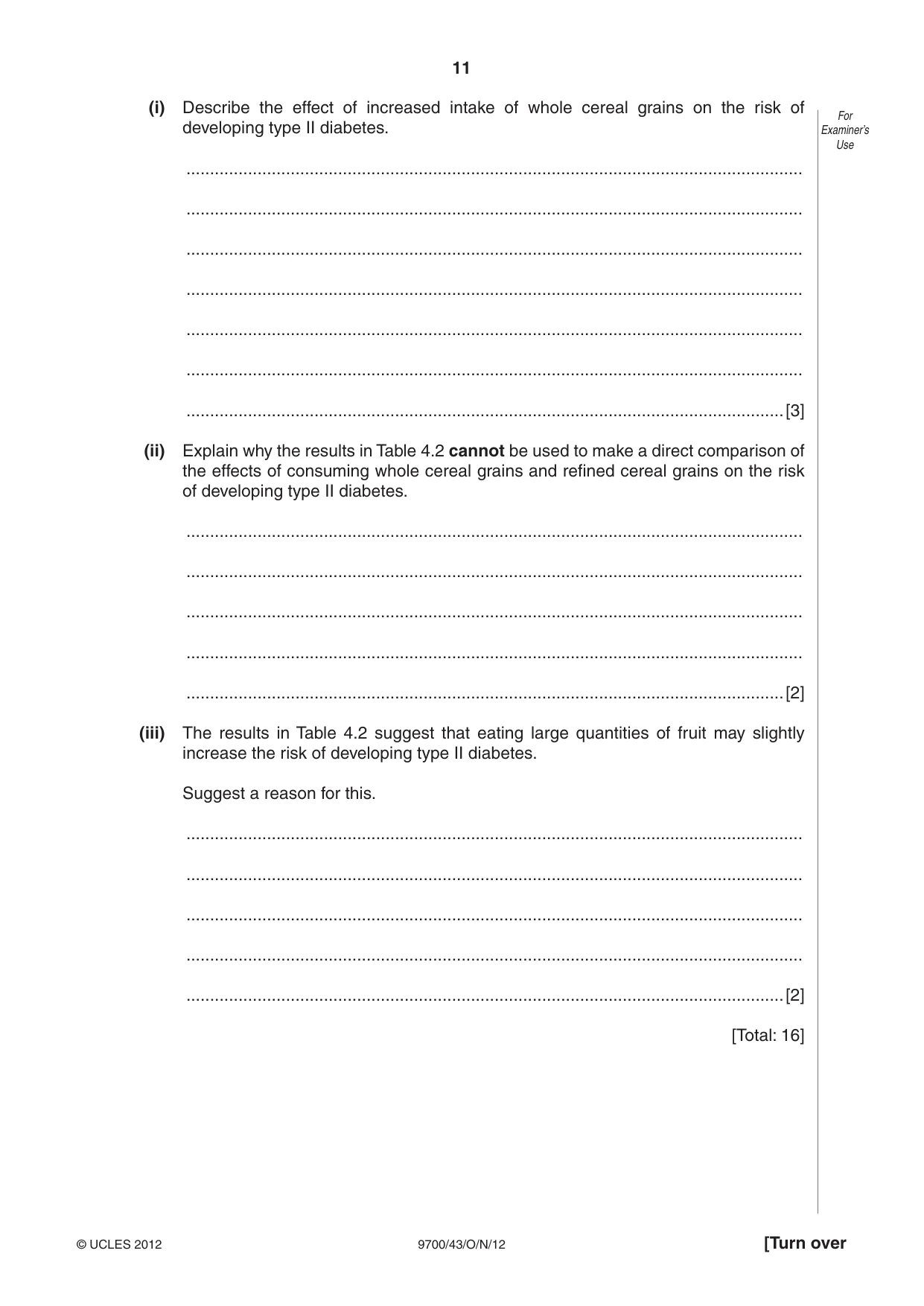 Cambridge A Level Biology 9700 2012 Oct/Nov Paper 4 · Variant 3 question paper, page 11 of 24