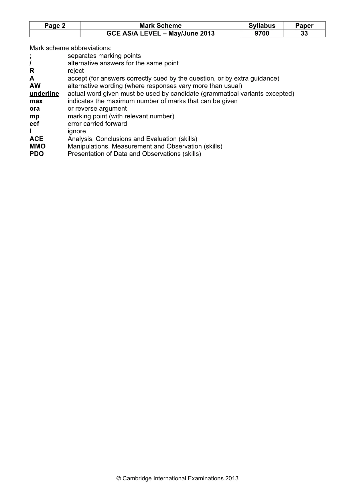 Mark scheme, page 2 of 12