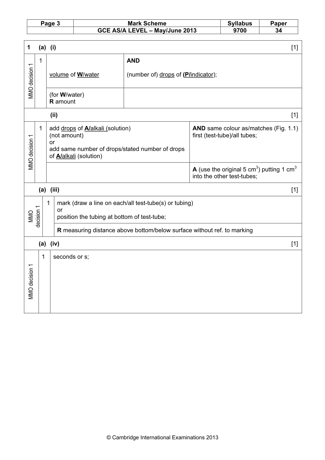 Mark scheme, page 3 of 10