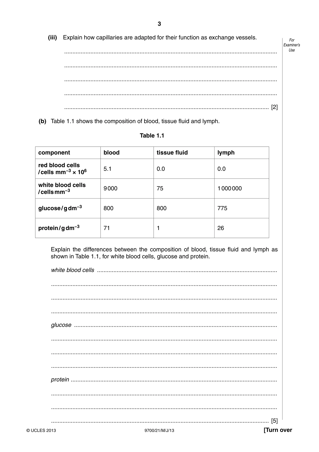 Cambridge A Level Biology 9700 2013 May/June Paper 2 · Variant 1 question paper, page 3 of 12