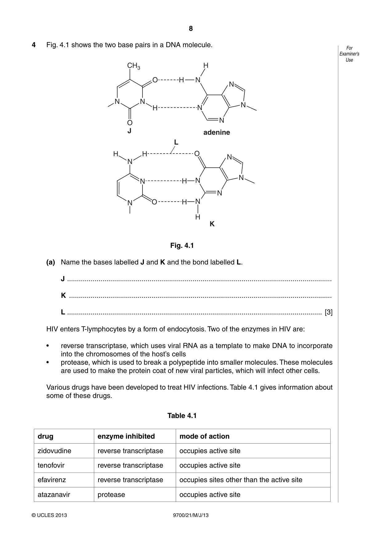 Cambridge A Level Biology 9700 2013 May/June Paper 2 · Variant 1 question paper, page 8 of 12