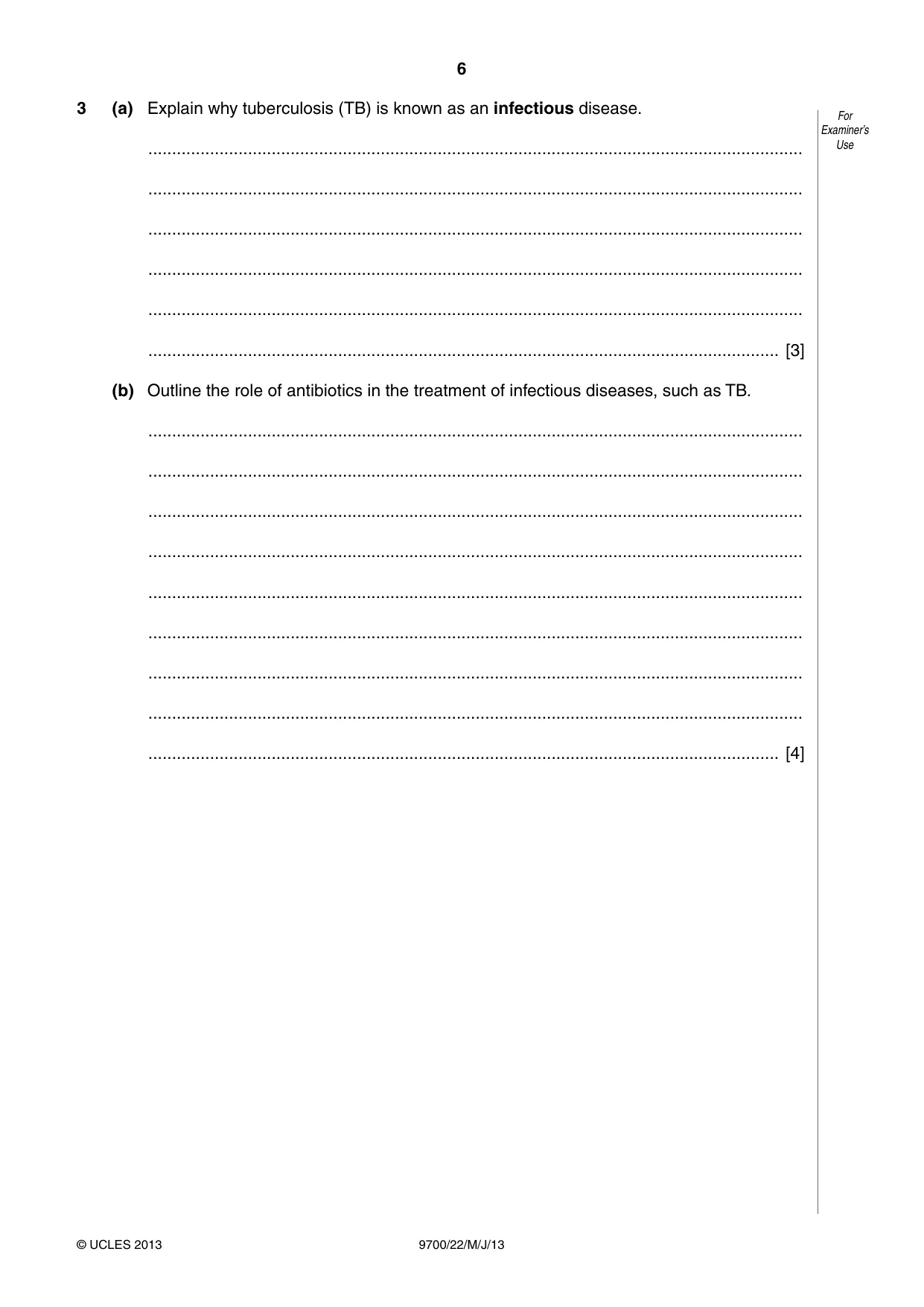 Cambridge A Level Biology 9700 2013 May/June Paper 2 · Variant 2 question paper, page 6 of 16