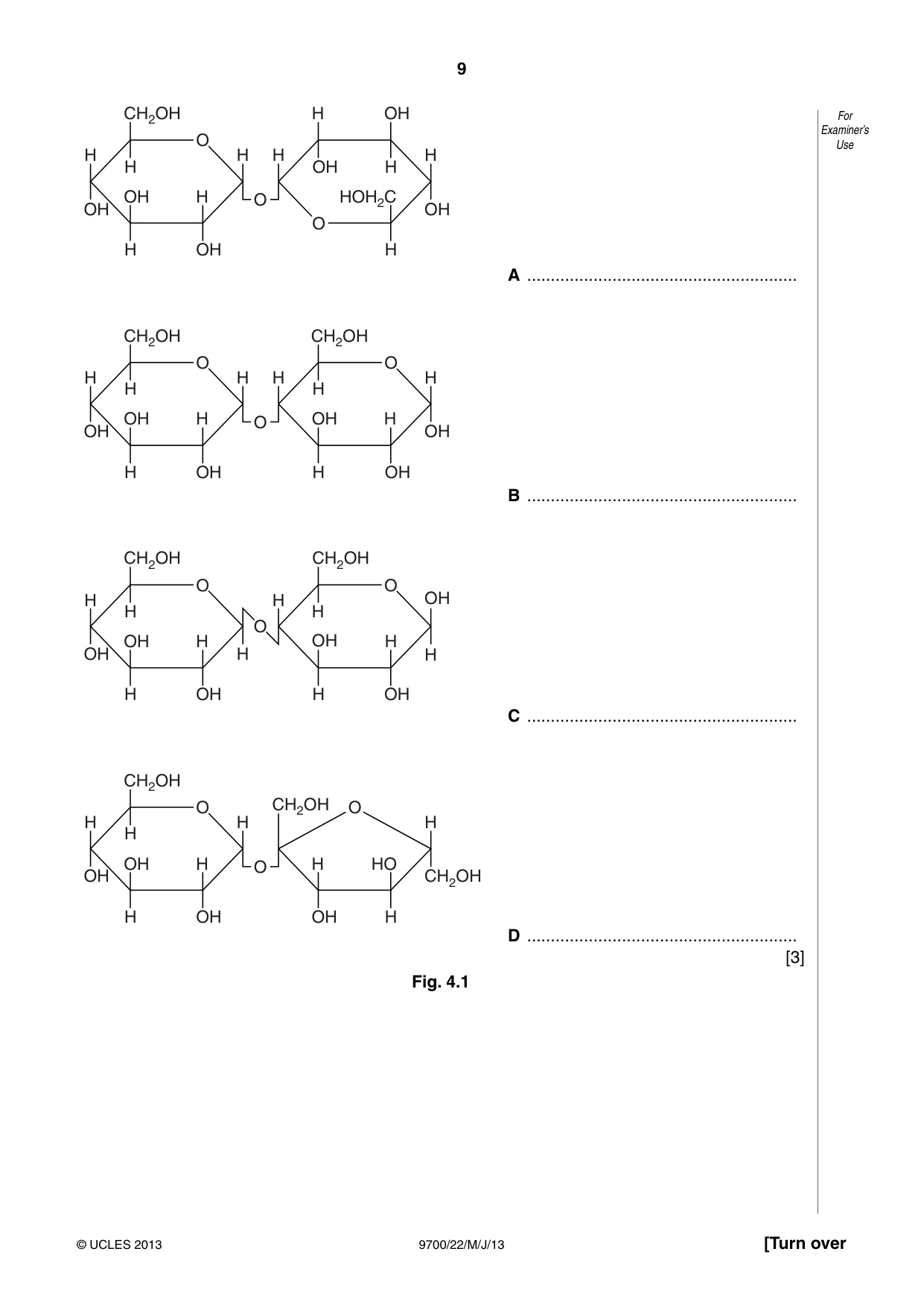 Cambridge A Level Biology 9700 2013 May/June Paper 2 · Variant 2 question paper, page 9 of 16