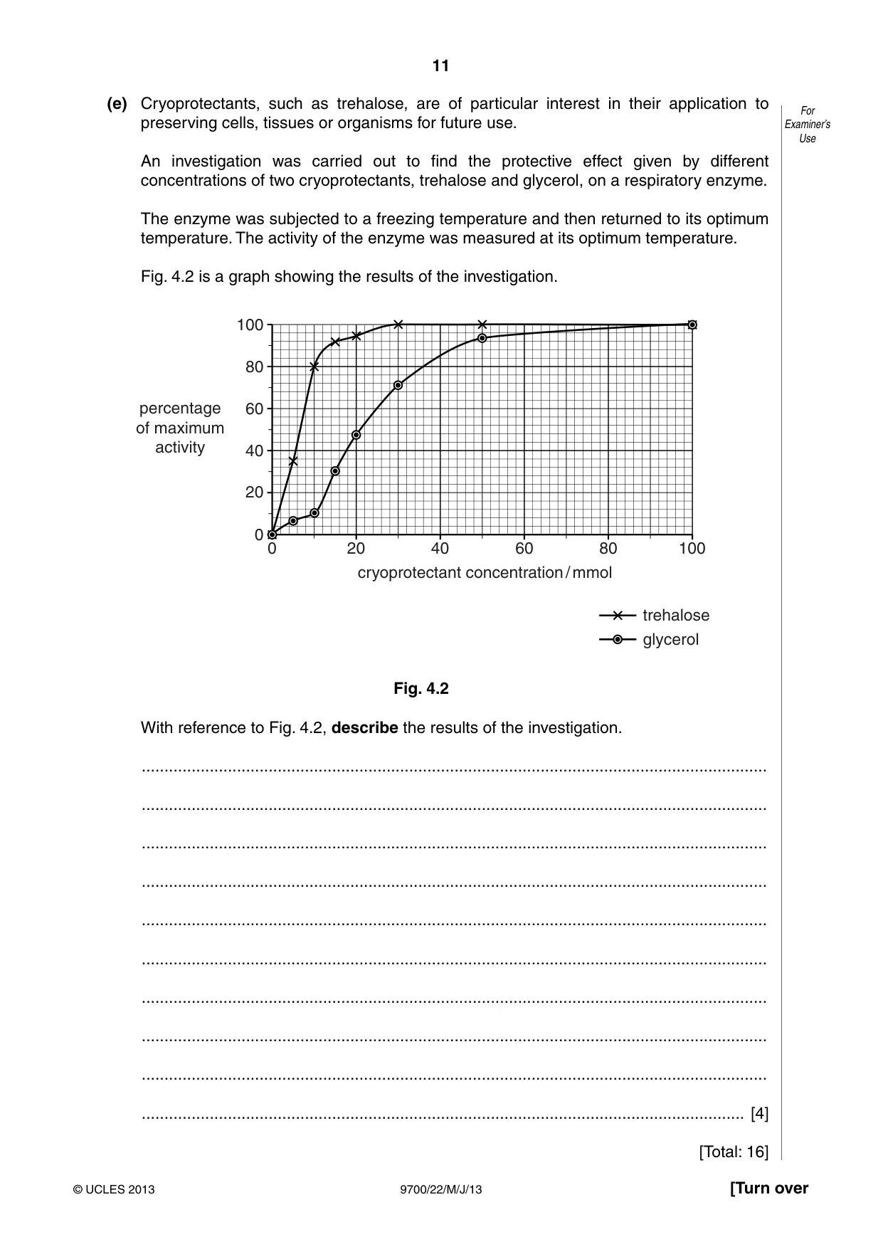 Cambridge A Level Biology 9700 2013 May/June Paper 2 · Variant 2 question paper, page 11 of 16