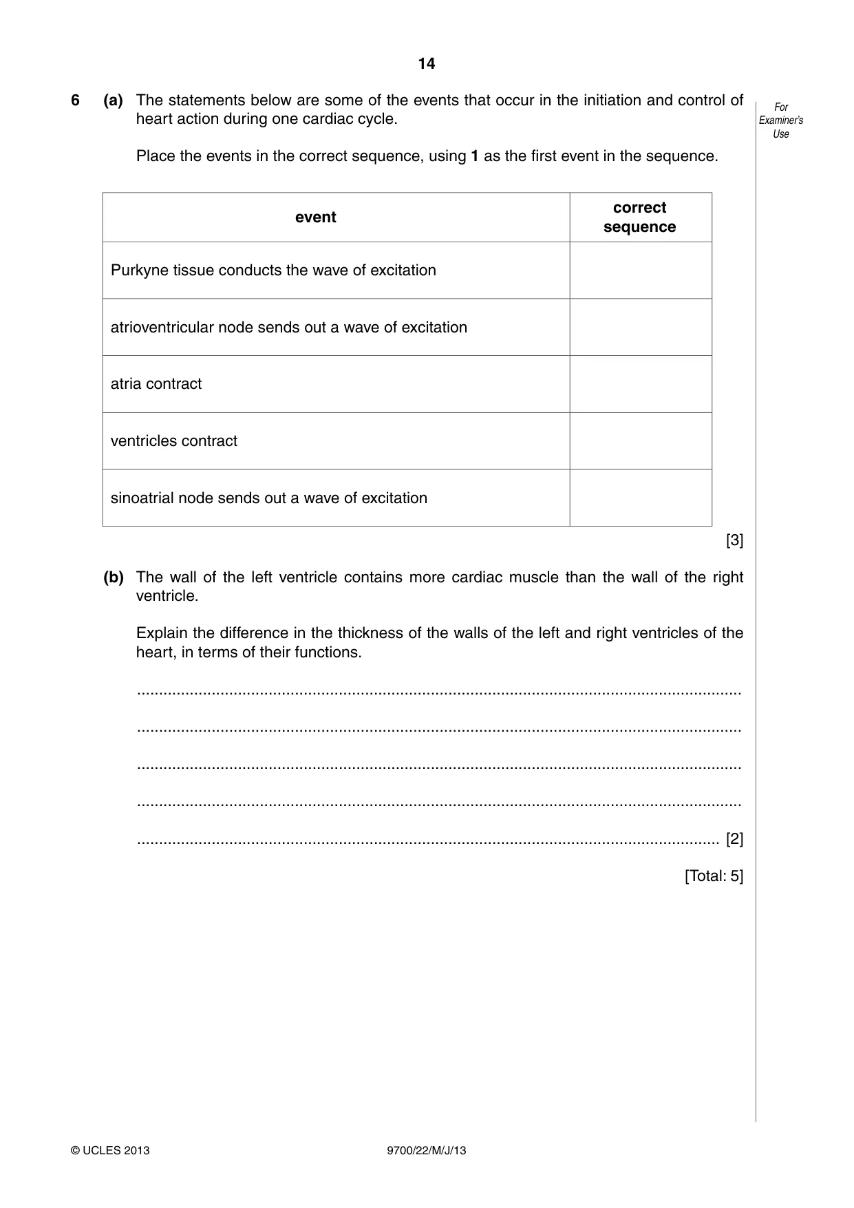 Cambridge A Level Biology 9700 2013 May/June Paper 2 · Variant 2 question paper, page 14 of 16
