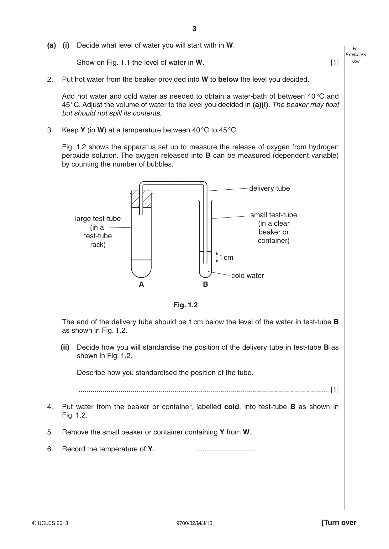 Cambridge A Level Biology 9700 2013 May/June Paper 3 · Variant 2 question paper, page 3 of 16