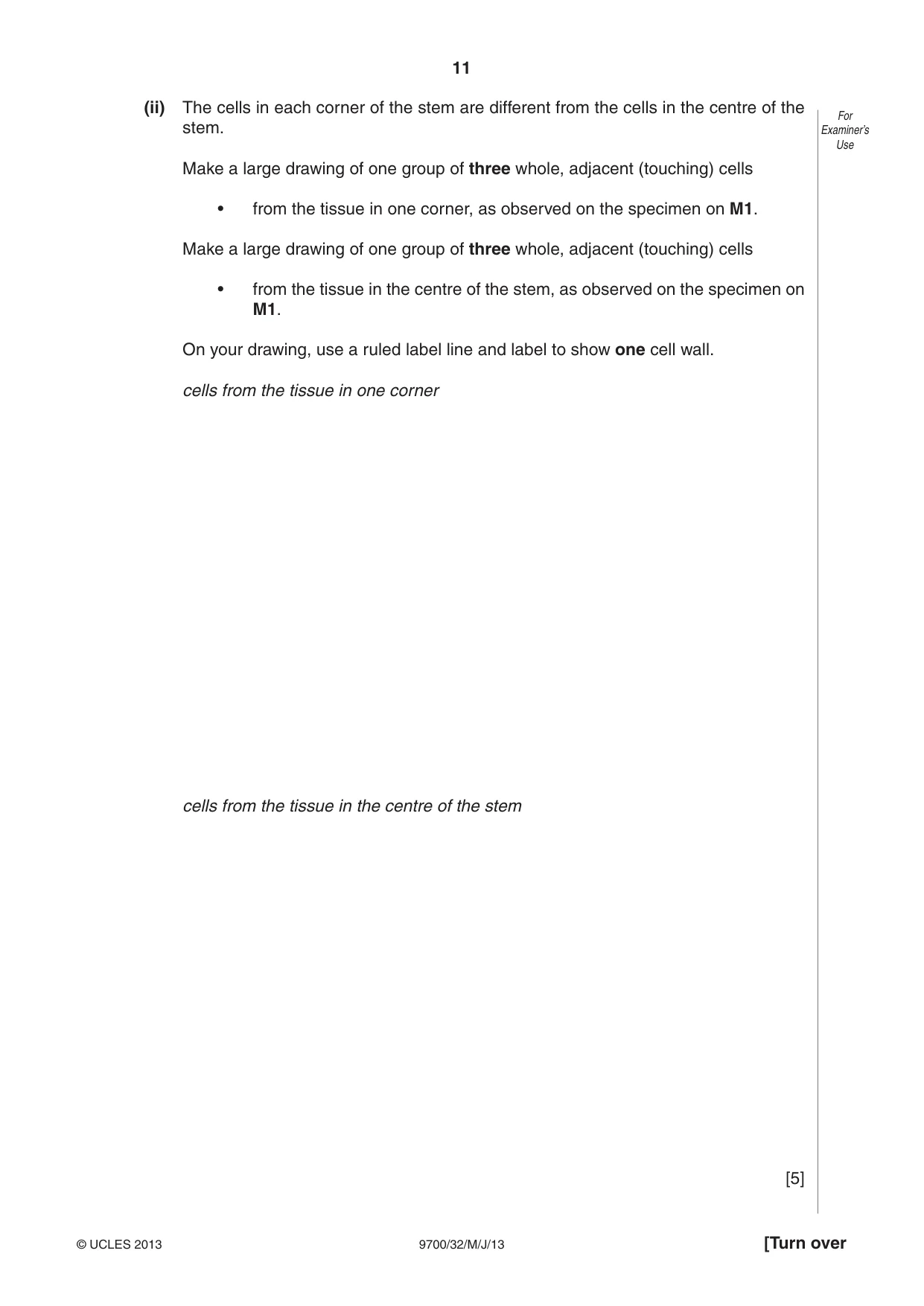 Cambridge A Level Biology 9700 2013 May/June Paper 3 · Variant 2 question paper, page 11 of 16