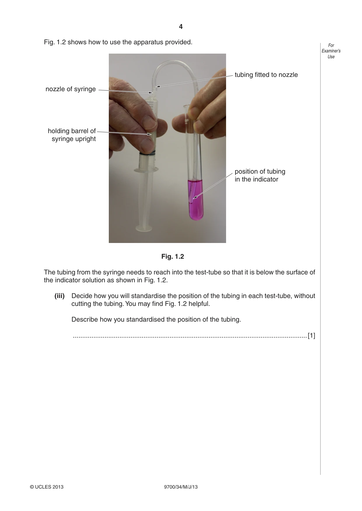 Cambridge A Level Biology 9700 2013 May/June Paper 3 · Variant 4 question paper, page 4 of 16