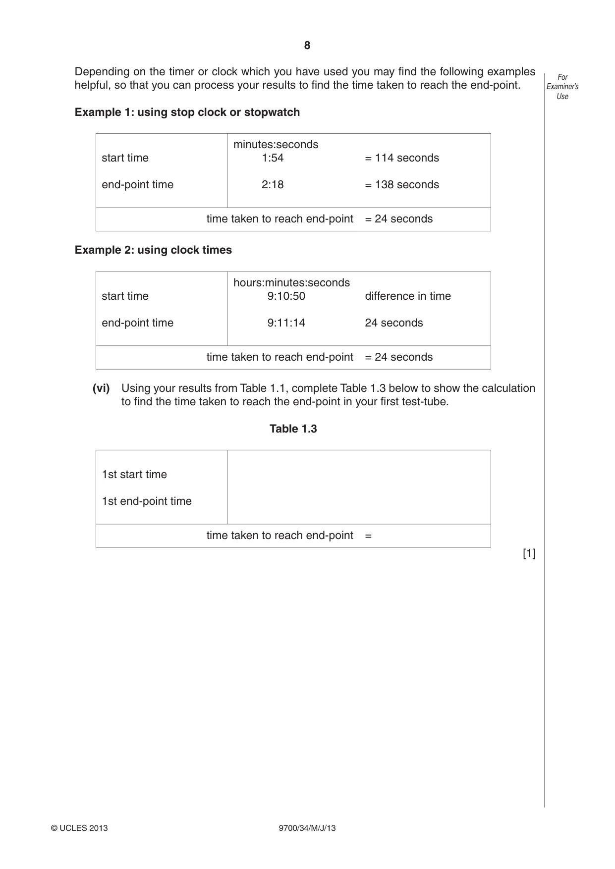 Cambridge A Level Biology 9700 2013 May/June Paper 3 · Variant 4 question paper, page 8 of 16