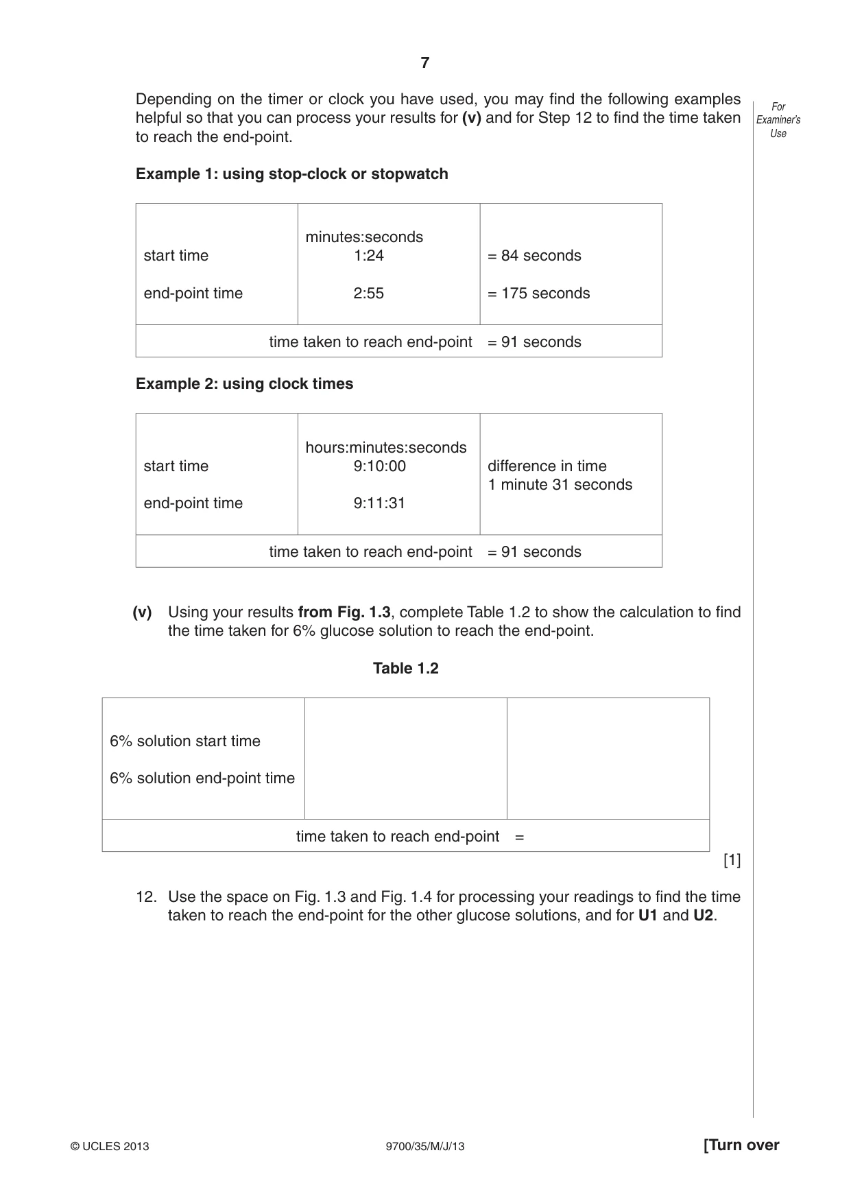 Cambridge A Level Biology 9700 2013 May/June Paper 3 · Variant 5 question paper, page 7 of 16