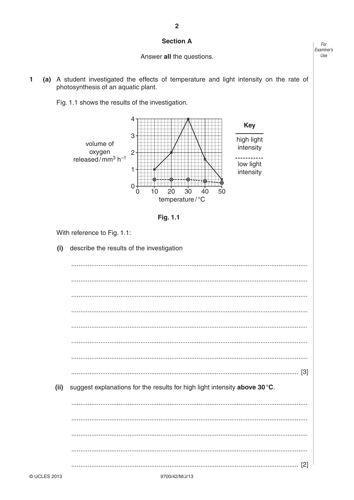 Cambridge A Level Biology 9700 2013 May/June Paper 4 · Variant 2 question paper, page 2 of 24