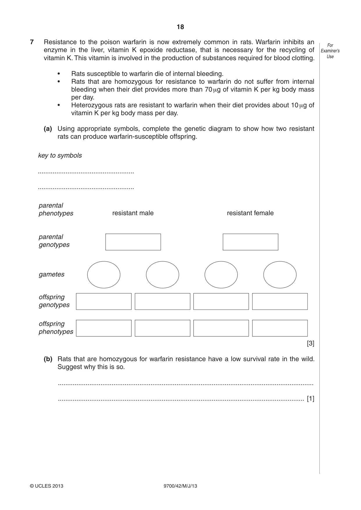 Cambridge A Level Biology 9700 2013 May/June Paper 4 · Variant 2 question paper, page 18 of 24