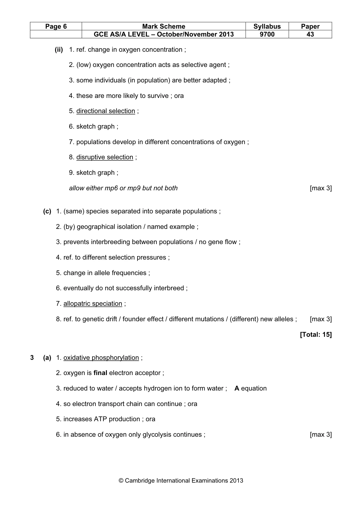 Mark scheme, page 5 of 12
