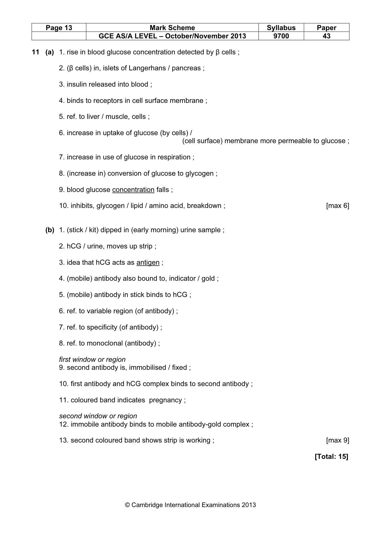 Mark scheme, page 12 of 12