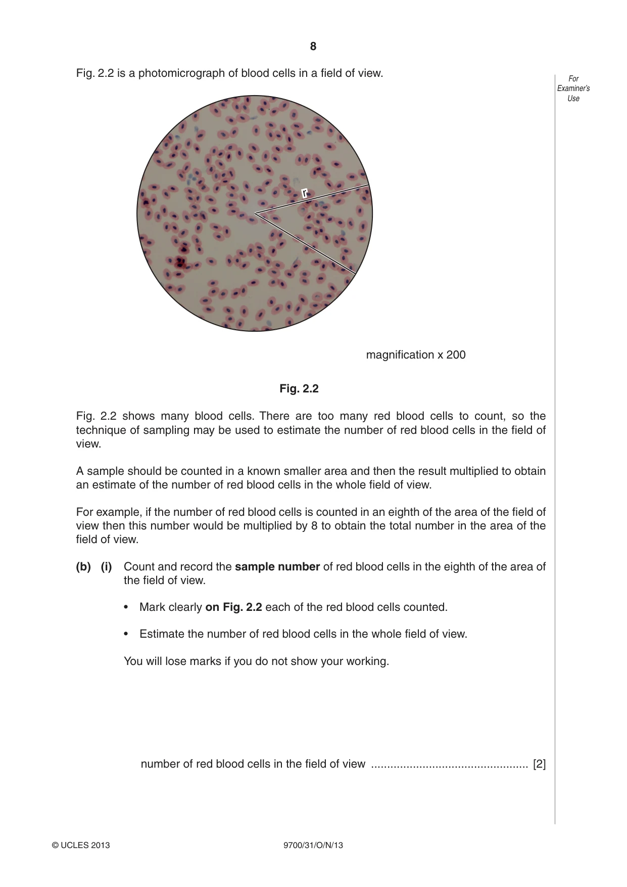 Cambridge A Level Biology 9700 2013 Oct/Nov Paper 3 · Variant 1 question paper, page 8 of 12