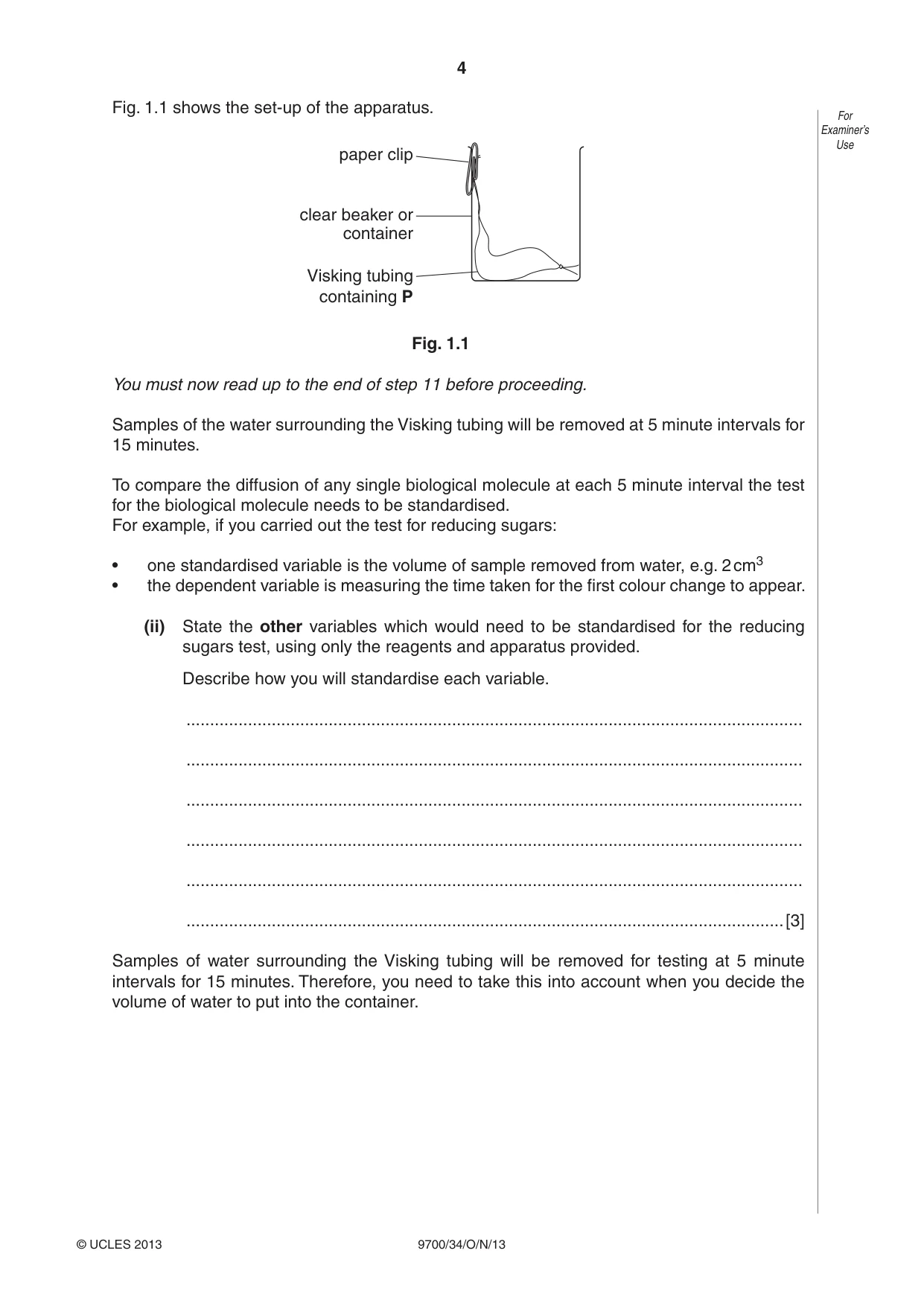 Cambridge A Level Biology 9700 2013 Oct/Nov Paper 3 · Variant 4 question paper, page 4 of 16