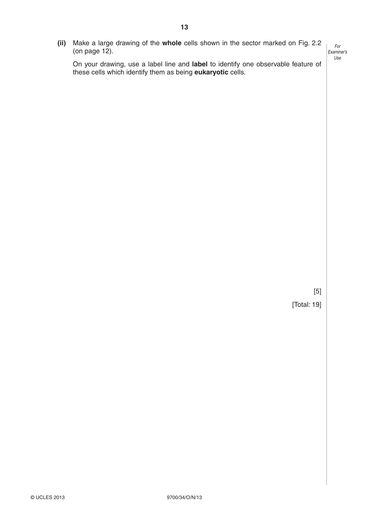 Cambridge A Level Biology 9700 2013 Oct/Nov Paper 3 · Variant 4 question paper, page 13 of 16