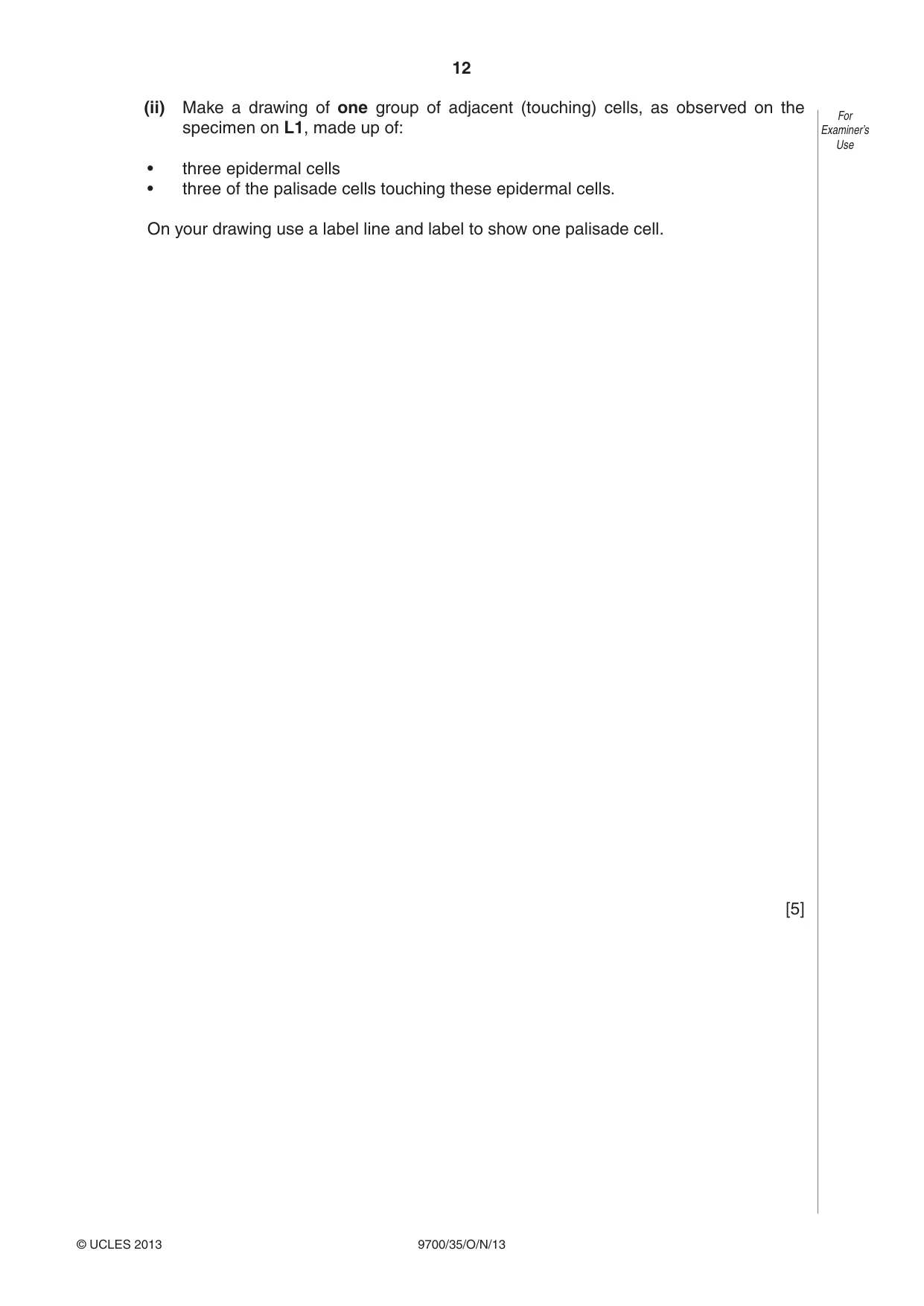 Cambridge A Level Biology 9700 2013 Oct/Nov Paper 3 · Variant 5 question paper, page 12 of 16