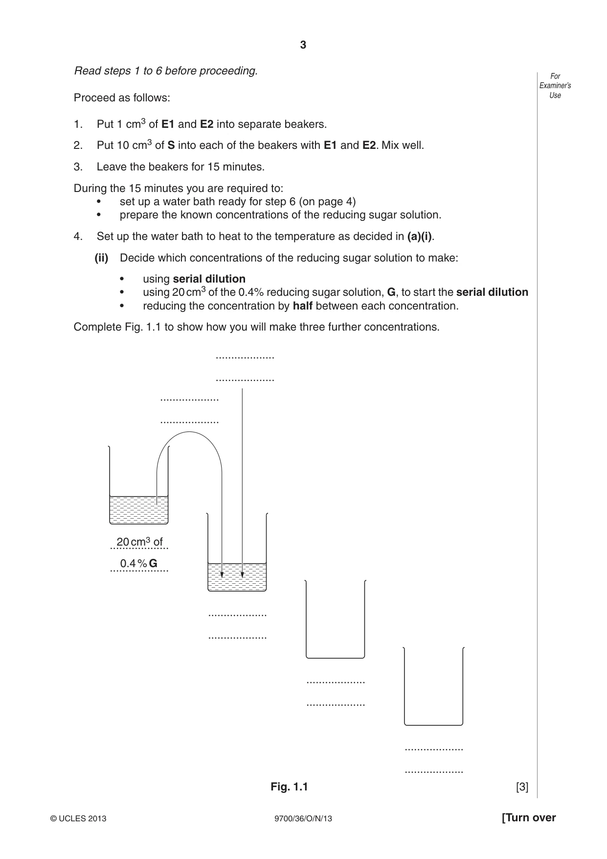Cambridge A Level Biology 9700 2013 Oct/Nov Paper 3 · Variant 6 question paper, page 3 of 12