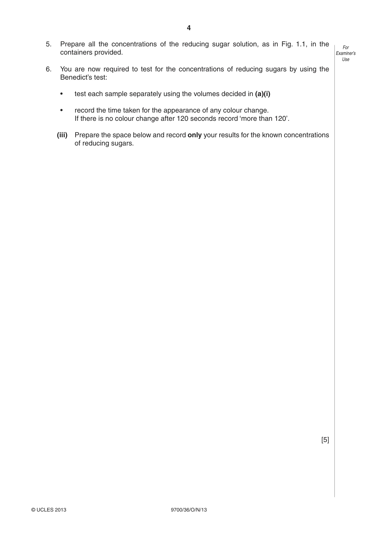 Cambridge A Level Biology 9700 2013 Oct/Nov Paper 3 · Variant 6 question paper, page 4 of 12