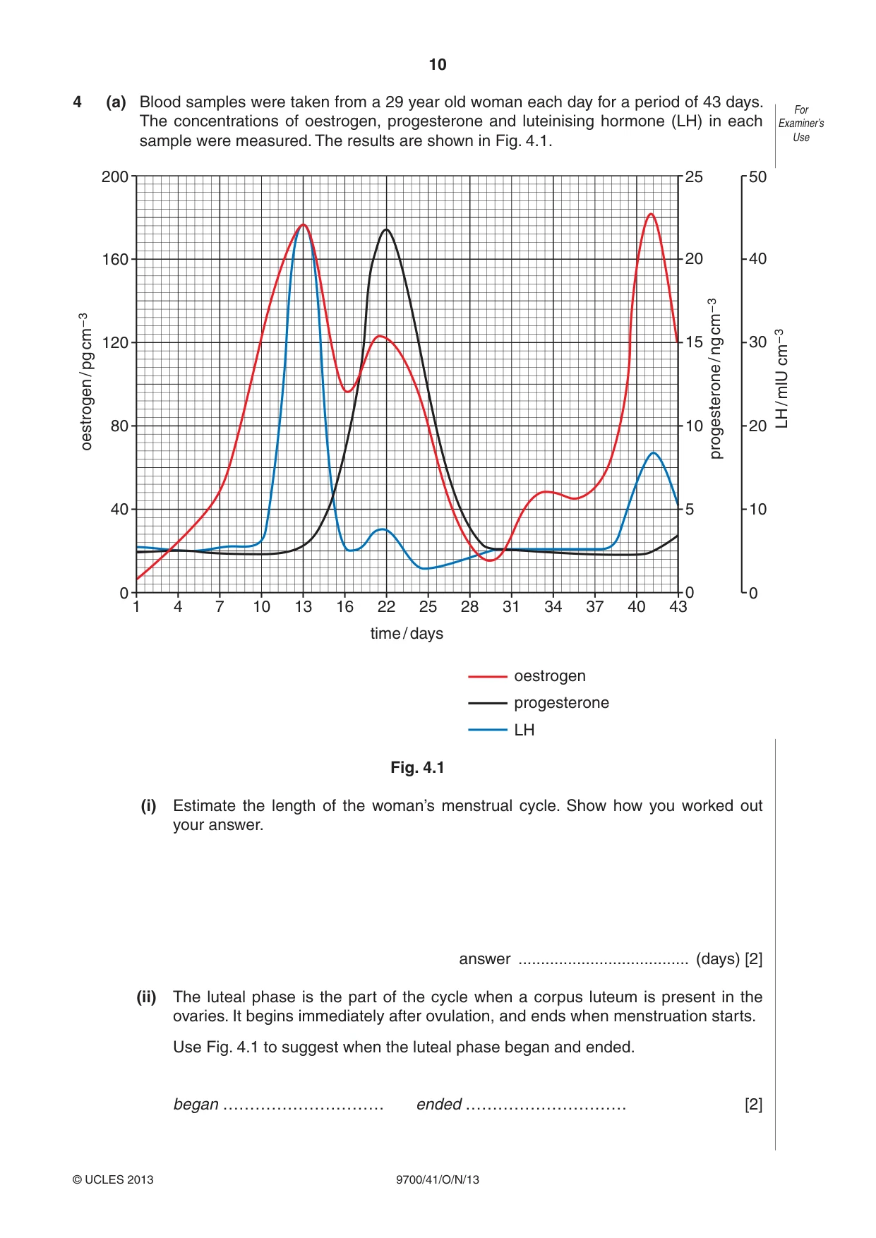Cambridge A Level Biology 9700 2013 Oct/Nov Paper 4 · Variant 1 question paper, page 10 of 24