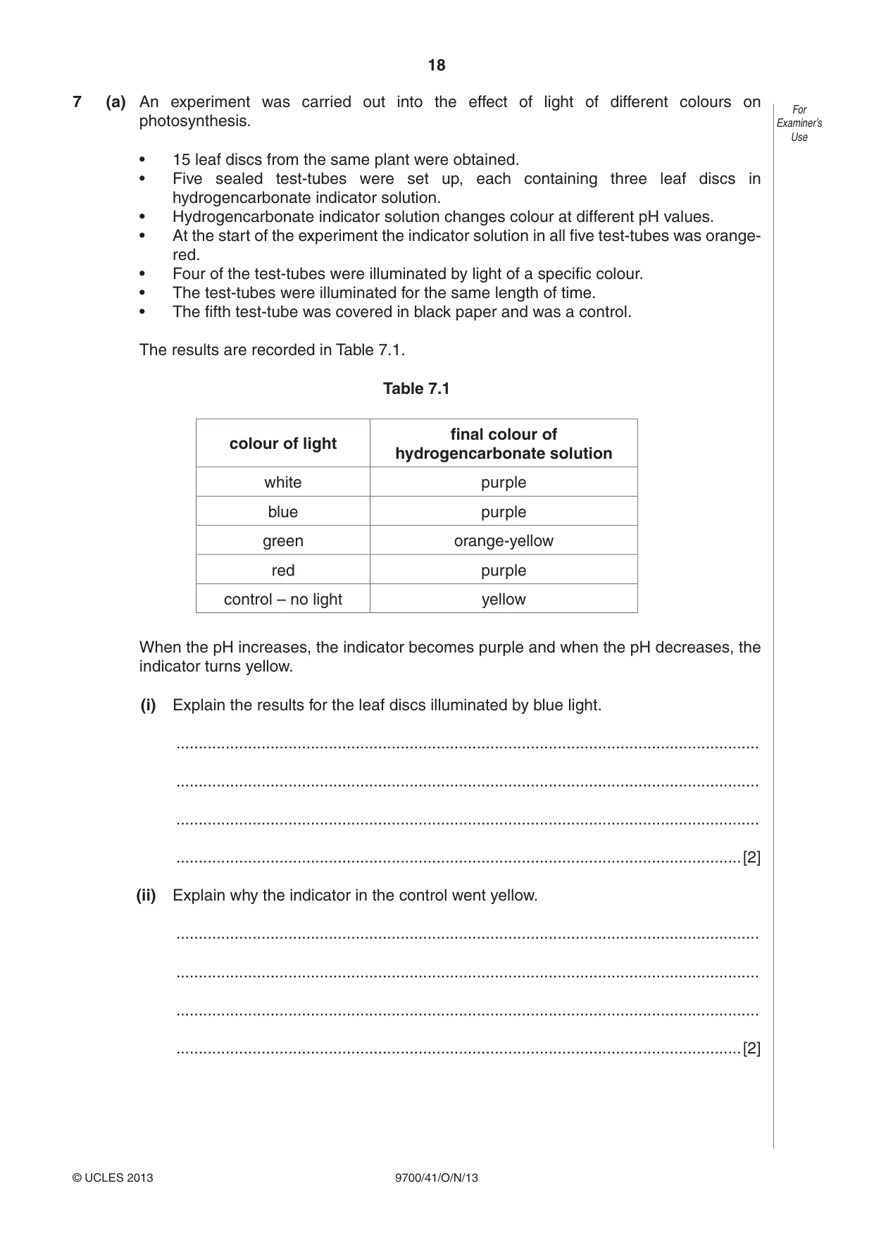 Cambridge A Level Biology 9700 2013 Oct/Nov Paper 4 · Variant 1 question paper, page 18 of 24