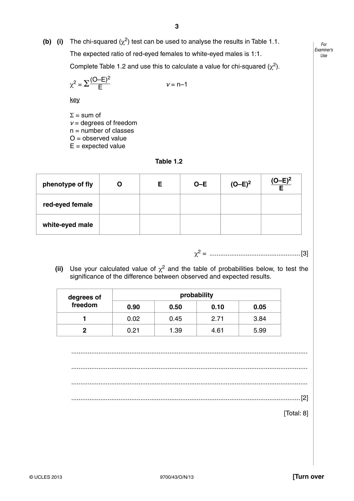Cambridge A Level Biology 9700 2013 Oct/Nov Paper 4 · Variant 3 question paper, page 3 of 24