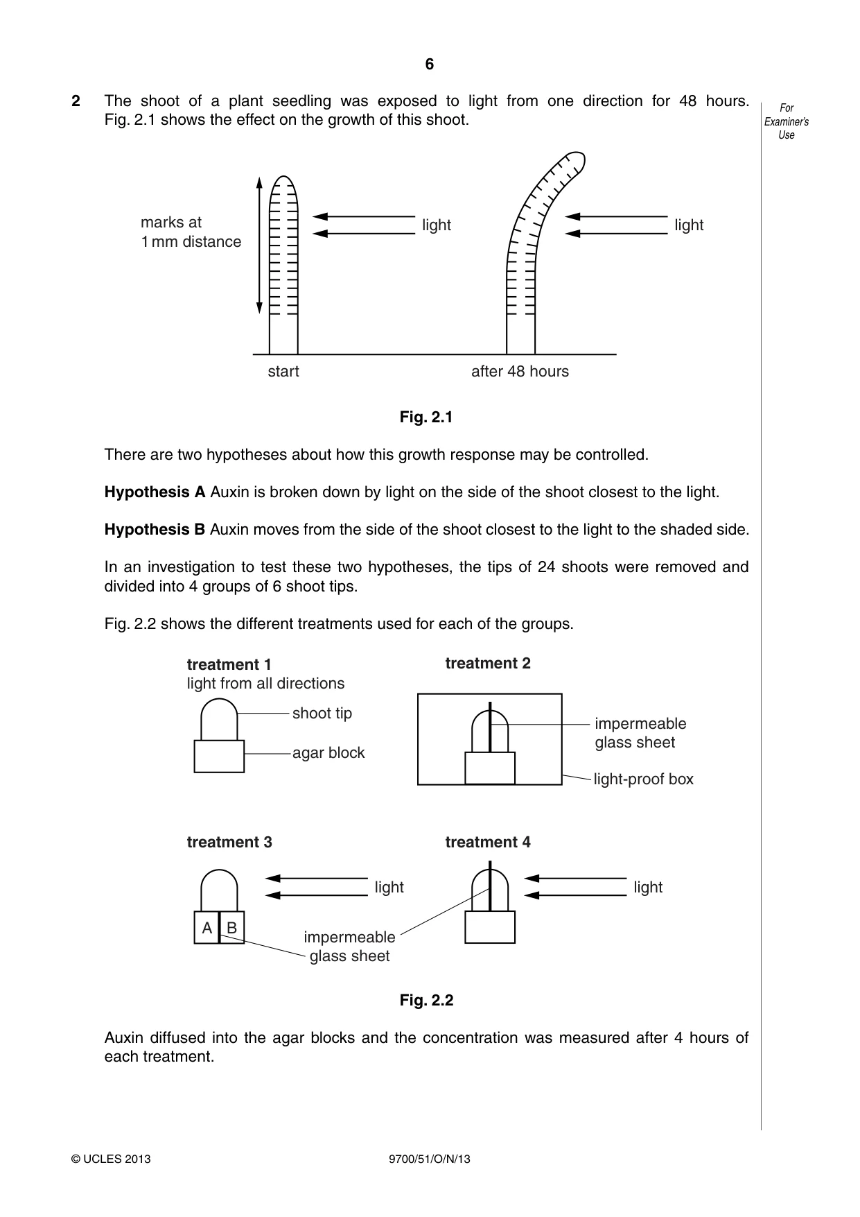 Cambridge A Level Biology 9700 2013 Oct/Nov Paper 5 · Variant 1 question paper, page 6 of 8