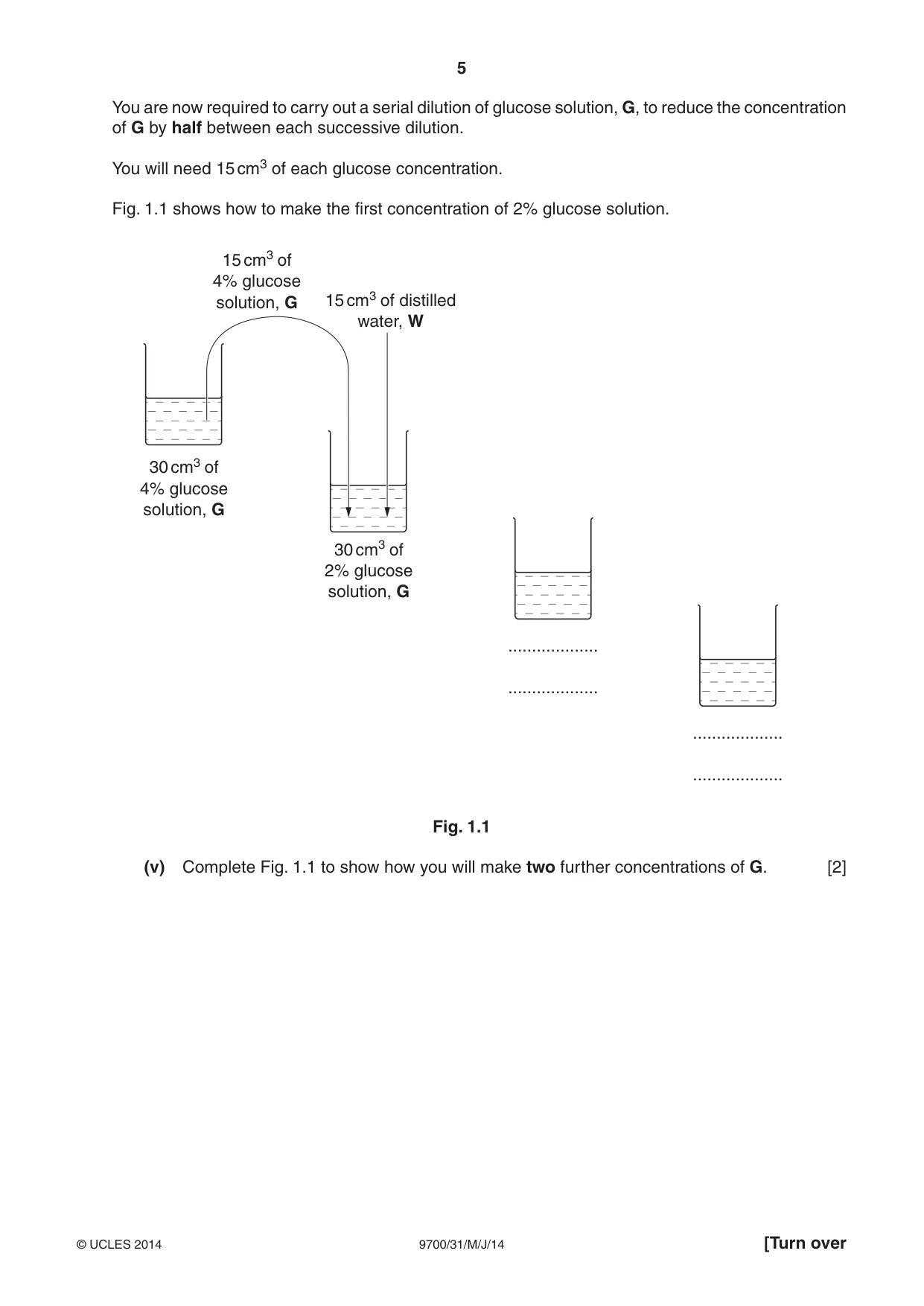 Cambridge A Level Biology 9700 2014 May/June Paper 3 · Variant 1 question paper, page 5 of 16