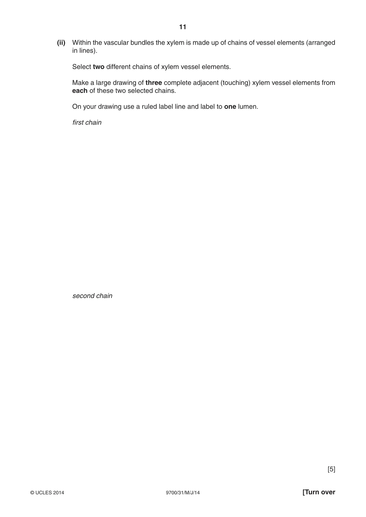 Cambridge A Level Biology 9700 2014 May/June Paper 3 · Variant 1 question paper, page 11 of 16