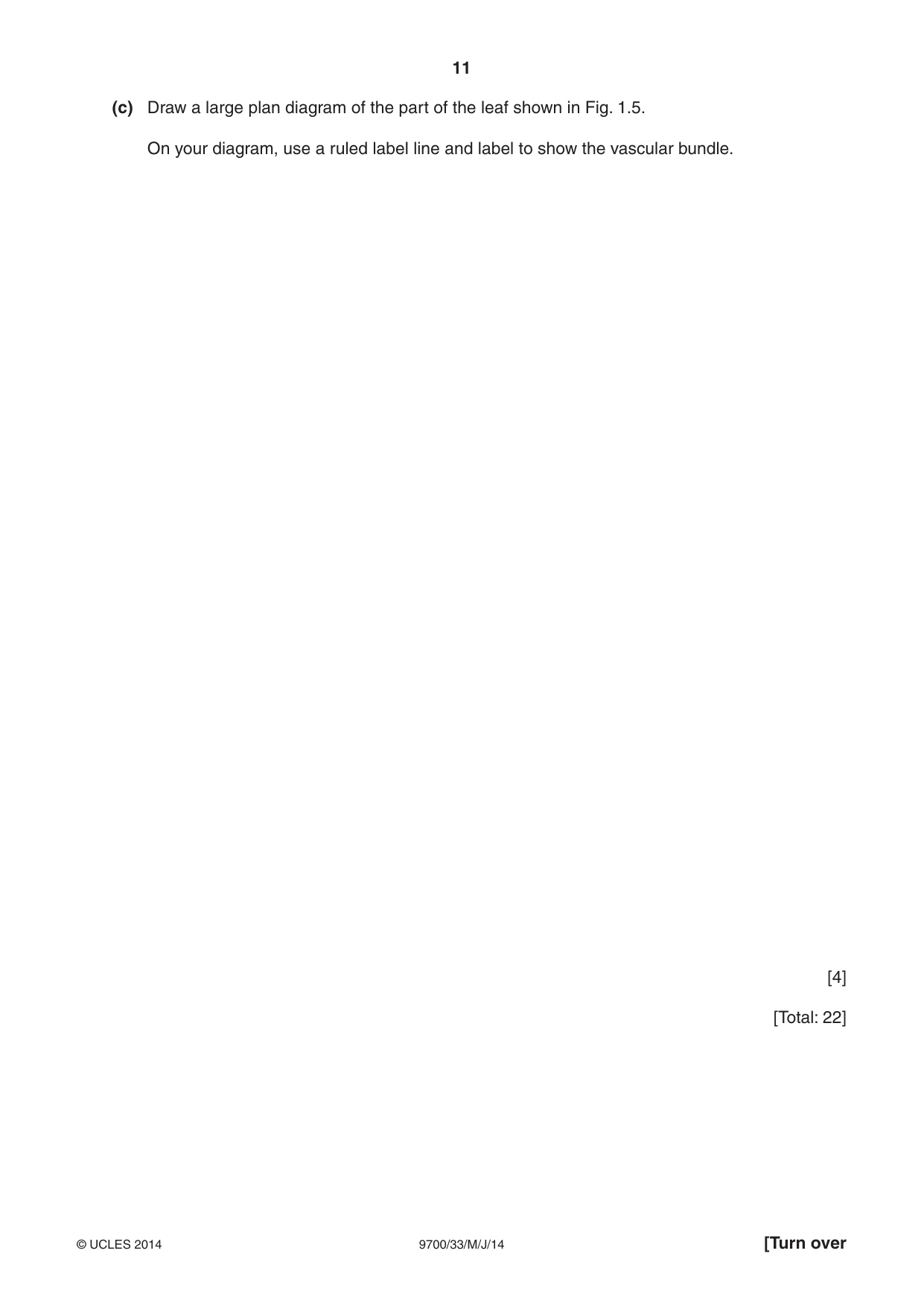 Cambridge A Level Biology 9700 2014 May/June Paper 3 · Variant 3 question paper, page 11 of 16