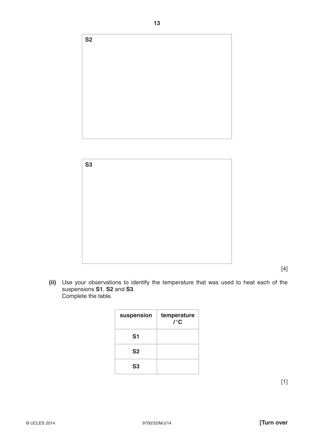 Cambridge A Level Biology 9700 2014 May/June Paper 3 · Variant 3 question paper, page 13 of 16