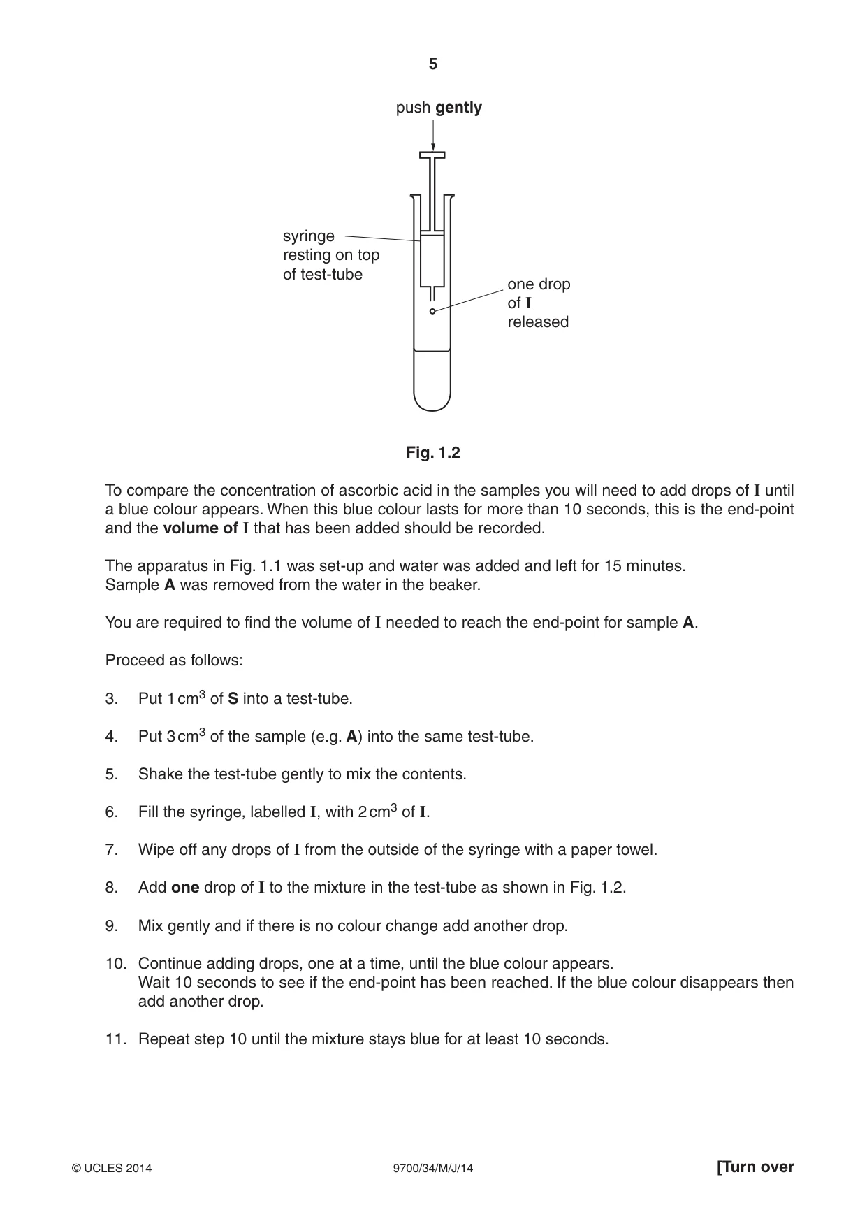 Cambridge A Level Biology 9700 2014 May/June Paper 3 · Variant 4 question paper, page 5 of 16