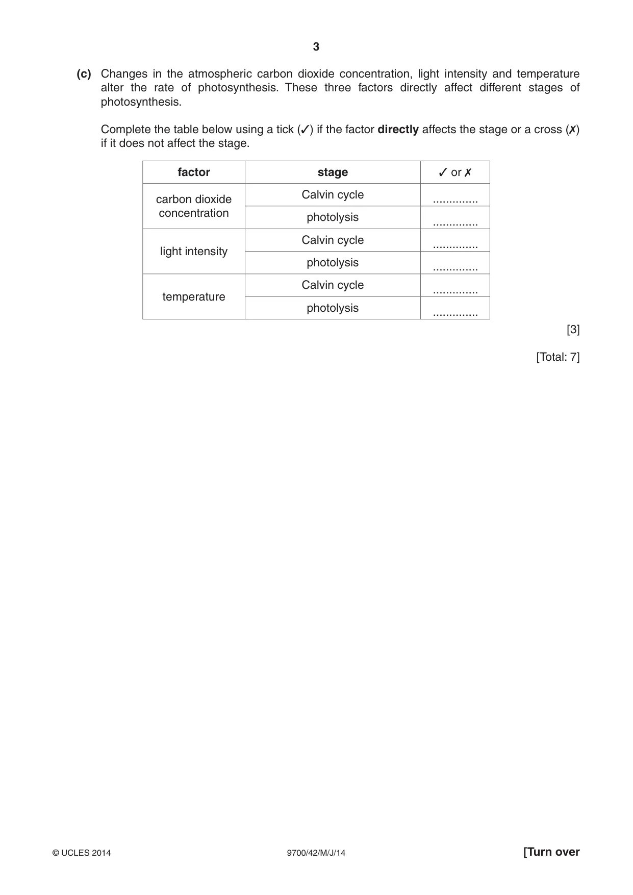 Cambridge A Level Biology 9700 2014 May/June Paper 4 · Variant 2 question paper, page 3 of 24