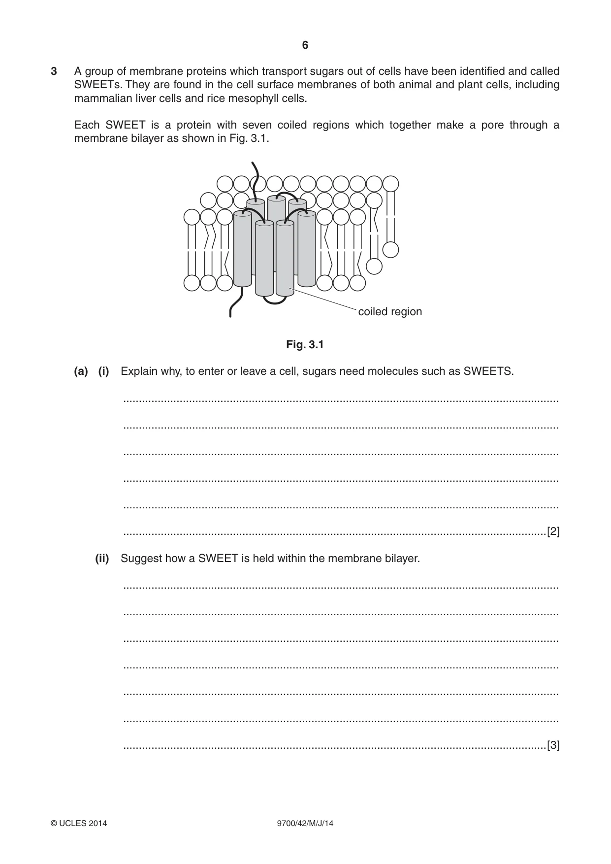 Cambridge A Level Biology 9700 2014 May/June Paper 4 · Variant 2 question paper, page 6 of 24
