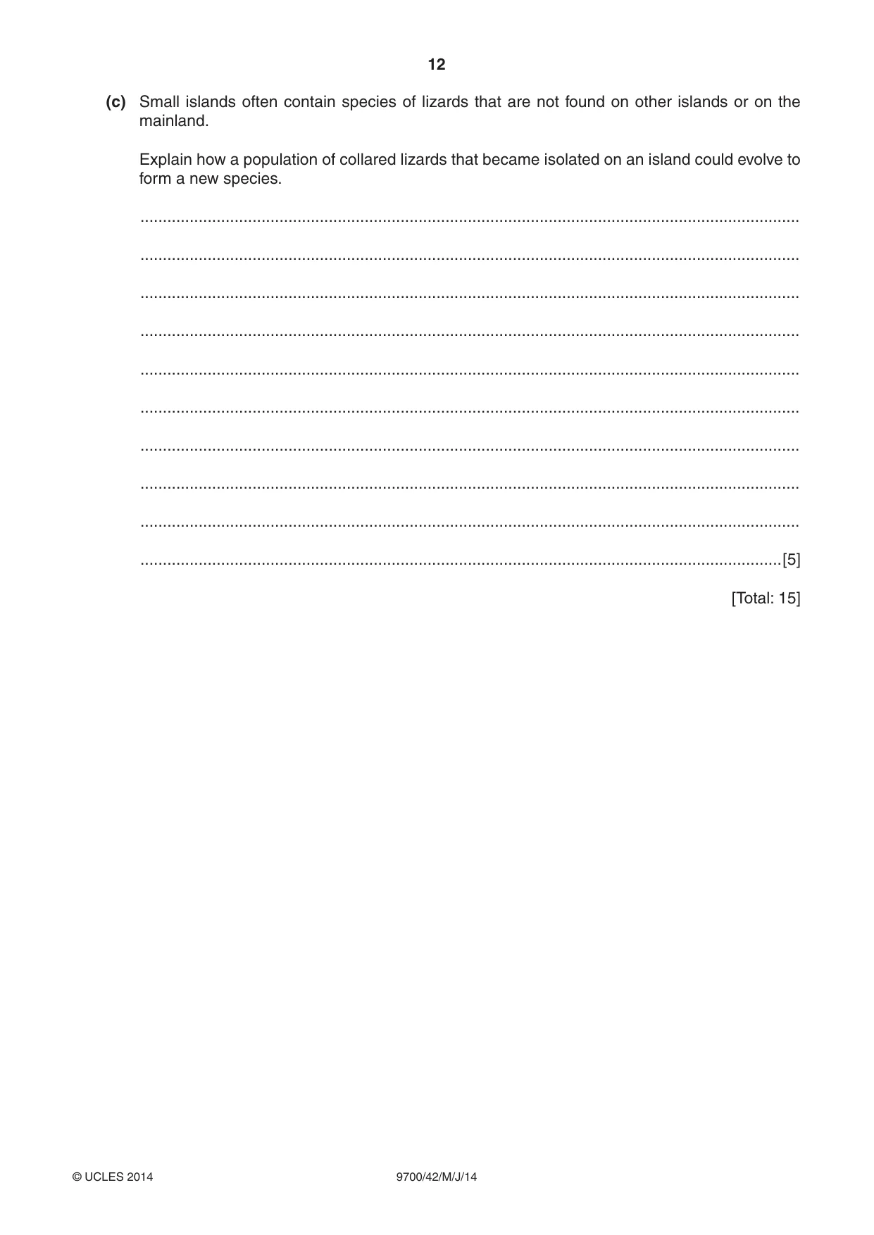 Cambridge A Level Biology 9700 2014 May/June Paper 4 · Variant 2 question paper, page 12 of 24