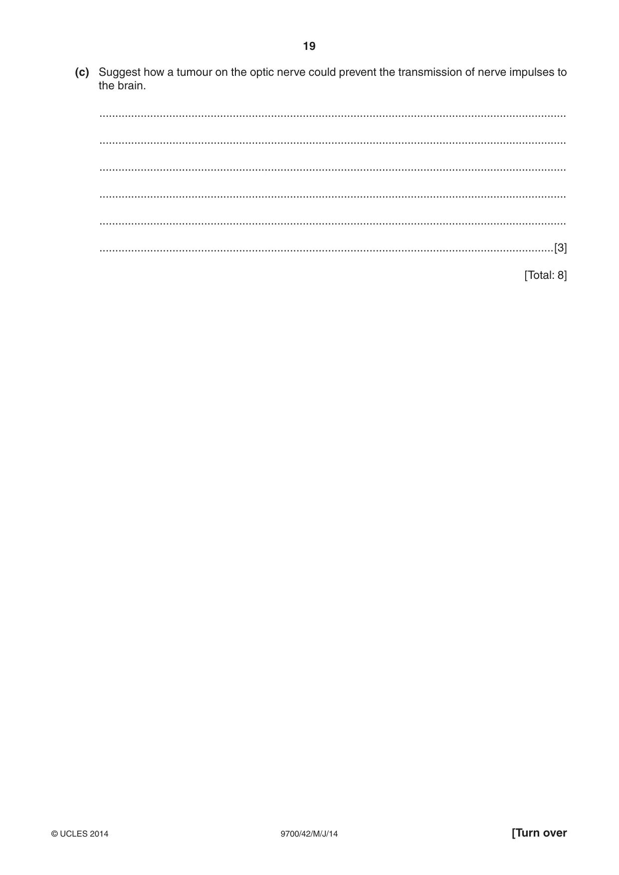 Cambridge A Level Biology 9700 2014 May/June Paper 4 · Variant 2 question paper, page 19 of 24