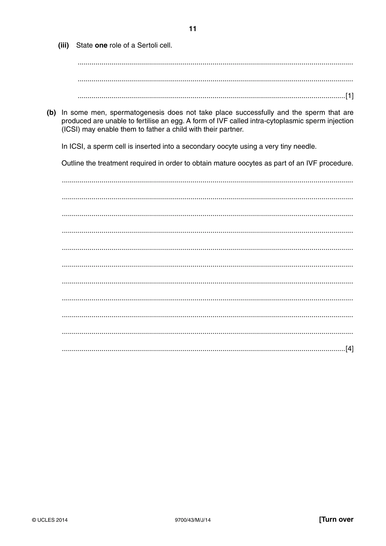 Cambridge A Level Biology 9700 2014 May/June Paper 4 · Variant 3 question paper, page 11 of 24